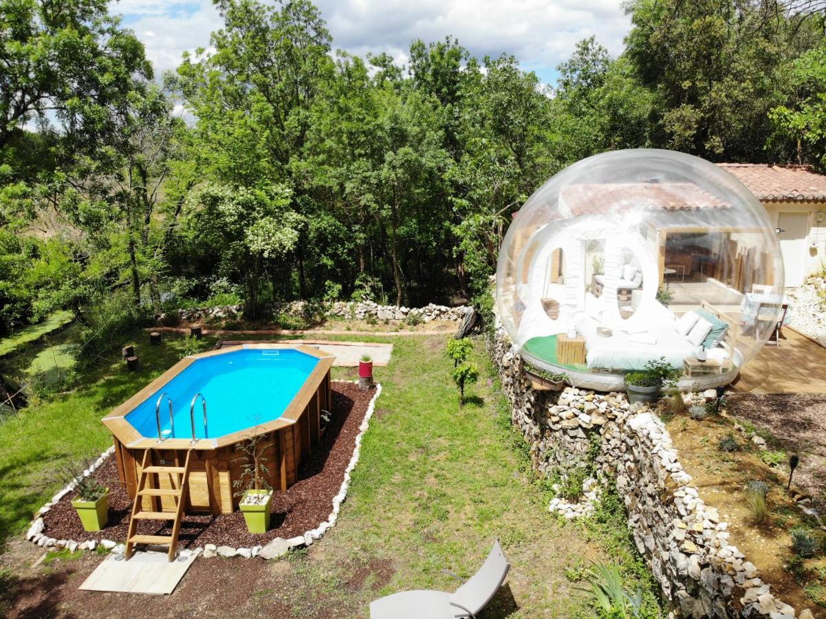 Отель La Bulle Etoile Allegre Les Fumades Экстерьер фото